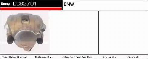 Remy DC82700 - Pinza freno autozon.pro