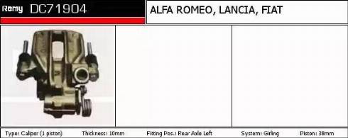 Remy DC71904 - Pinza freno autozon.pro