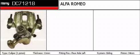 Remy DC71218 - Pinza freno autozon.pro