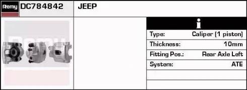 Remy DC784842 - Pinza freno autozon.pro