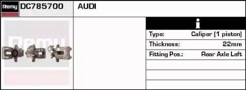 Remy DC785700 - Pinza freno autozon.pro