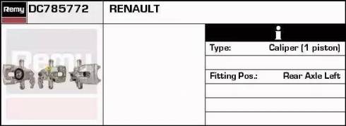 Remy DC785772 - Pinza freno autozon.pro