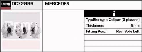 Remy DC72996 - Pinza freno autozon.pro