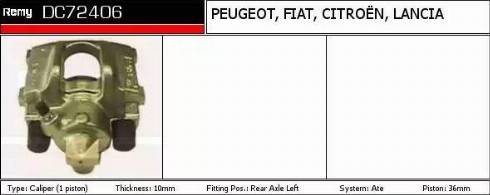 Remy DC72406 - Pinza freno autozon.pro