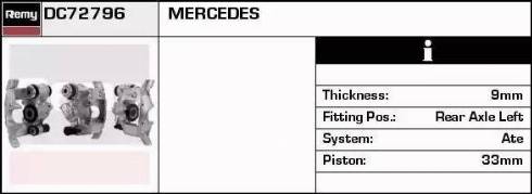 Remy DC72796 - Pinza freno autozon.pro