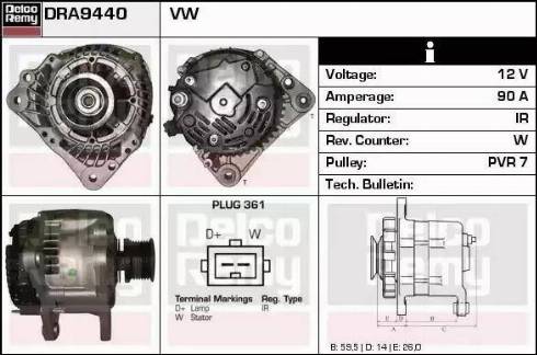 Remy DRA9440 - Alternatore autozon.pro