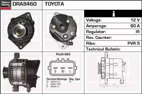 Remy DRA9460 - Alternatore autozon.pro