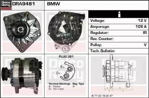 Remy DRA9481 - Alternatore autozon.pro