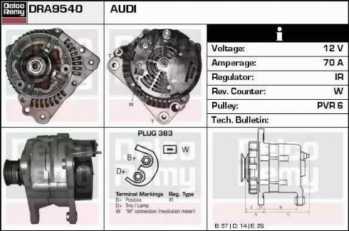 Remy DRA9540 - Alternatore autozon.pro