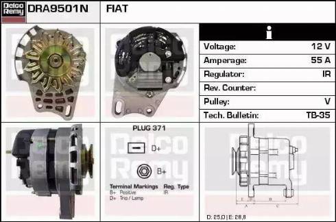 Remy DRA9501N - Alternatore autozon.pro