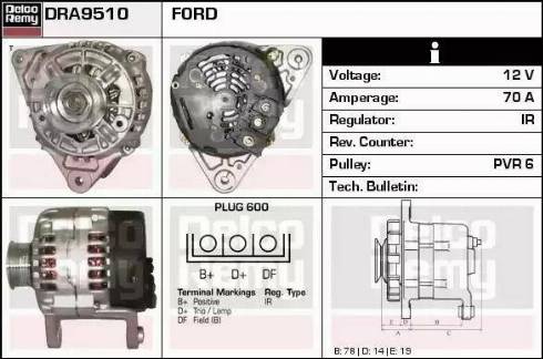 Remy DRA9510 - Alternatore autozon.pro