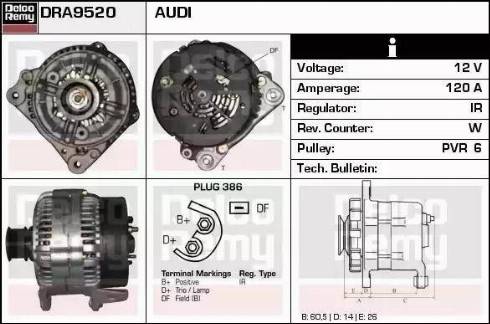 Remy DRA9520 - Alternatore autozon.pro