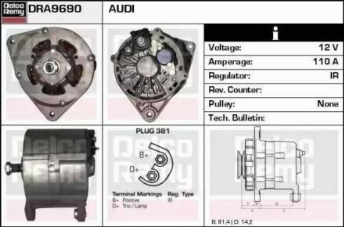 Remy DRA9690 - Alternatore autozon.pro