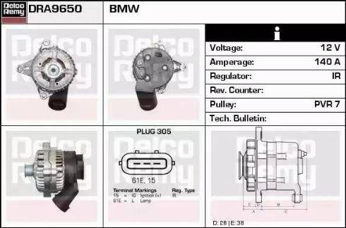 Remy DRA9650 - Alternatore autozon.pro