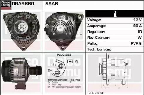 Remy DRA9660 - Alternatore autozon.pro