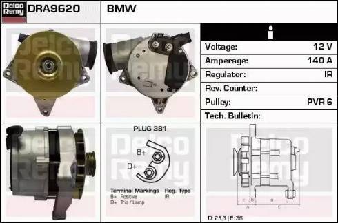 Remy DRA9620 - Alternatore autozon.pro