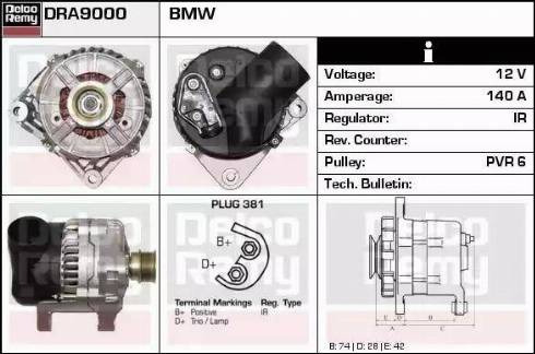 Remy DRA9000 - Alternatore autozon.pro