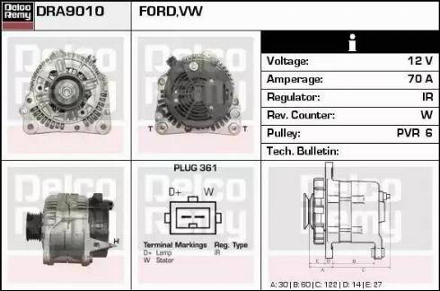 Remy DRA9010 - Alternatore autozon.pro