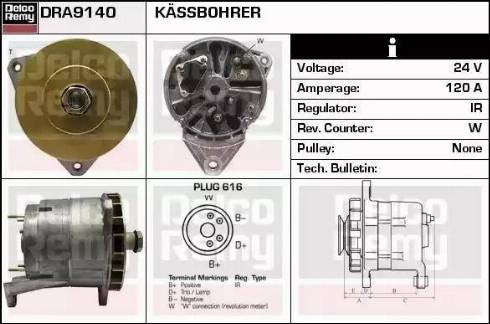 Remy DRA9140 - Alternatore autozon.pro