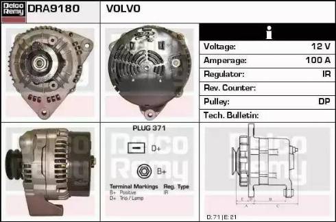 Remy DRA9180 - Alternatore autozon.pro