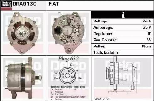 Remy DRA9130 - Alternatore autozon.pro