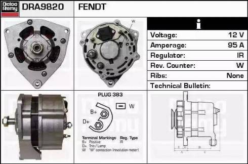 Remy DRA9820 - Alternatore autozon.pro