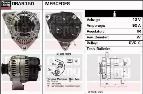 Remy DRA9350 - Alternatore autozon.pro