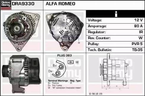 Remy DRA9330 - Alternatore autozon.pro