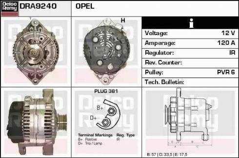 Remy DRA9240 - Alternatore autozon.pro