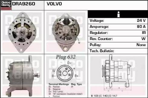 Remy DRA9260 - Alternatore autozon.pro