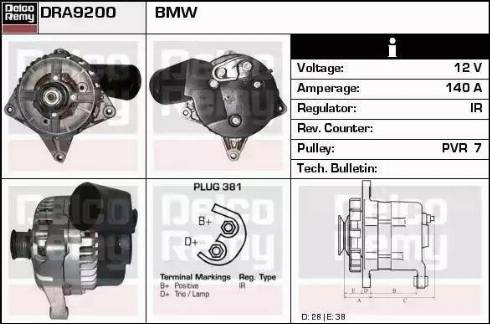 Remy DRA9200 - Alternatore autozon.pro