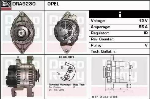 Remy DRA9230 - Alternatore autozon.pro