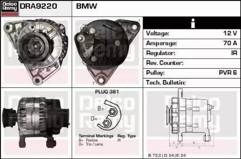 Remy DRA9220 - Alternatore autozon.pro