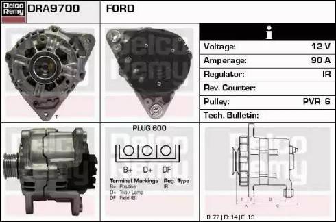 Remy DRA9700 - Alternatore autozon.pro