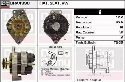 Remy DRA4990 - Alternatore autozon.pro