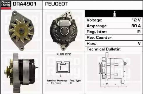 Remy DRA4901 - Alternatore autozon.pro