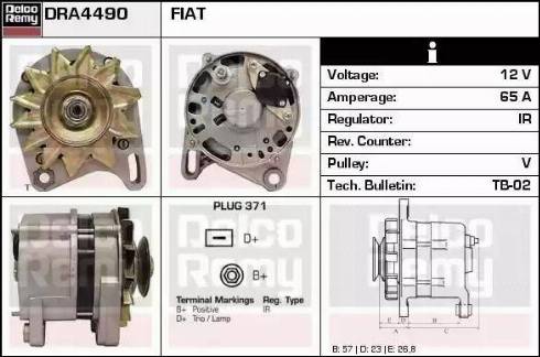 Remy DRA4490 - Alternatore autozon.pro