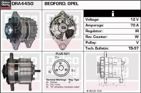 Remy DRA4450 - Alternatore autozon.pro