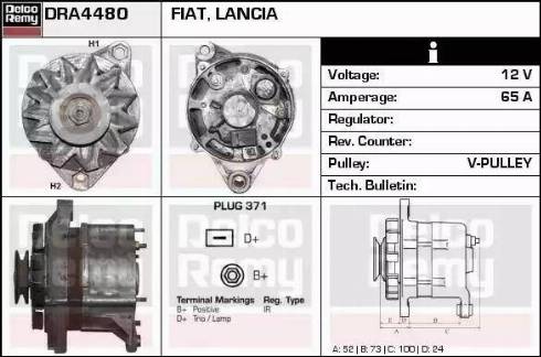 Remy DRA4480 - Alternatore autozon.pro