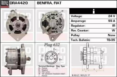 Remy DRA4420 - Alternatore autozon.pro