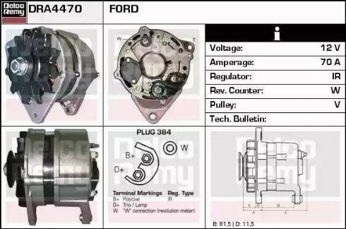 Remy DRA4470 - Alternatore autozon.pro