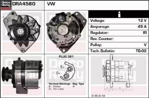 Remy DRA4580 - Alternatore autozon.pro