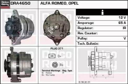 Remy DRA4650 - Alternatore autozon.pro