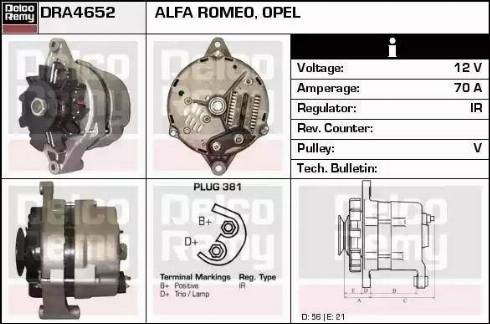 Remy DRA4652 - Alternatore autozon.pro