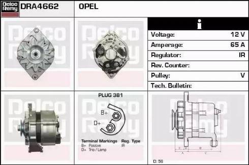 Remy DRA4662 - Alternatore autozon.pro