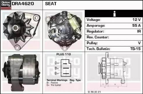 Remy DRA4620 - Alternatore autozon.pro