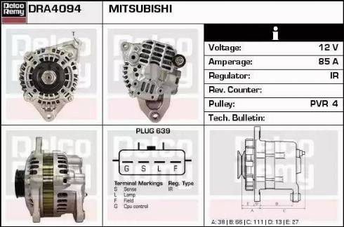 Remy DRA4094 - Alternatore autozon.pro