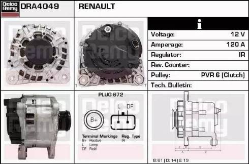 Remy DRA4049 - Alternatore autozon.pro