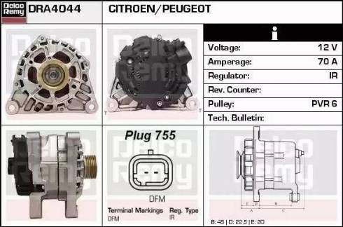 Remy DRA4044 - Alternatore autozon.pro