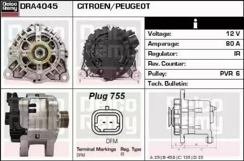 Remy DRA4045 - Alternatore autozon.pro